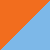 LARANJA C/ AZUL